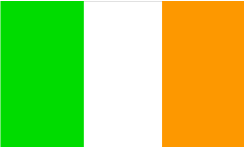 irish flag - ian's county of birth