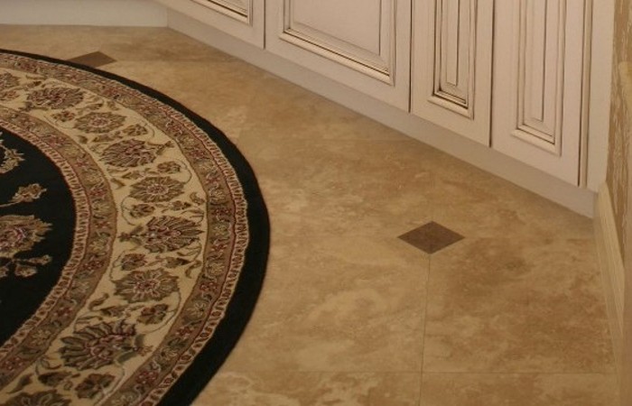 tiled floor installed by tricolor flooring 
