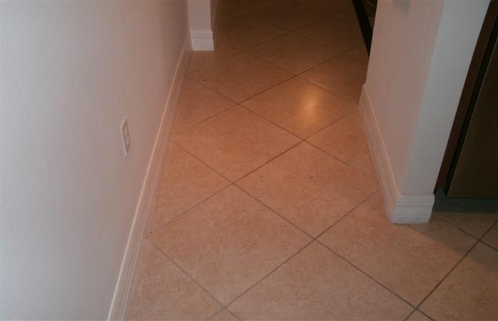 tiled floor installed by tricolor flooring